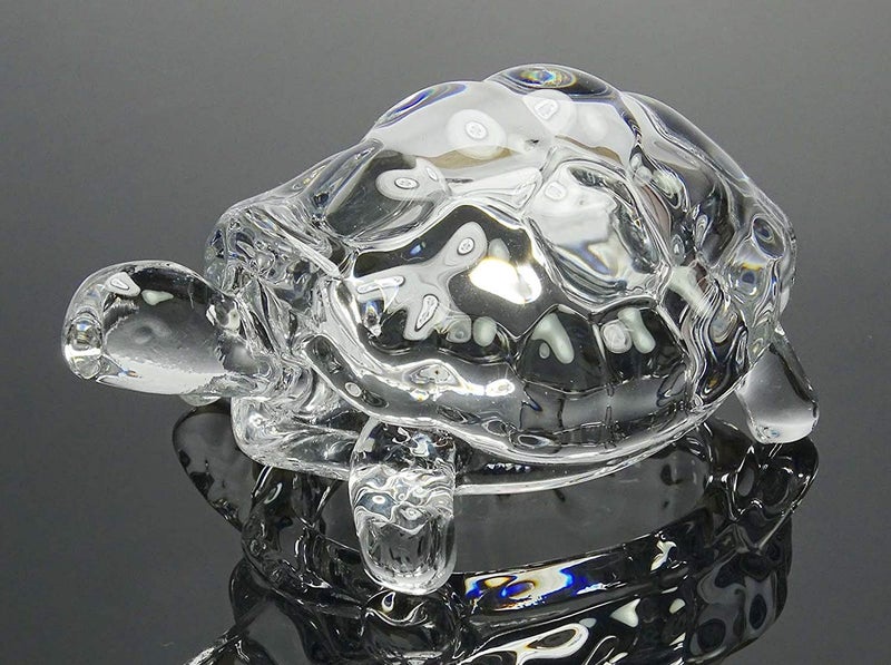IS4A WhopperIndia Crystal Peace n Luck Glass Tortoise Figurine - Lucky Gift - Image 5